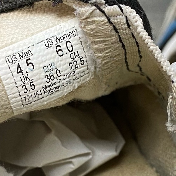 Vans Classic Slip-On Canvas Multicolor Striped Japanese Script Slip On Sneakers - Picture 4 of 12